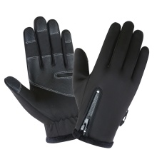 Зимние теплые перчатки для использования вне помещений, противоскользящие ветрозащитные водонепроницаемые перчатки с сенсорным экраном