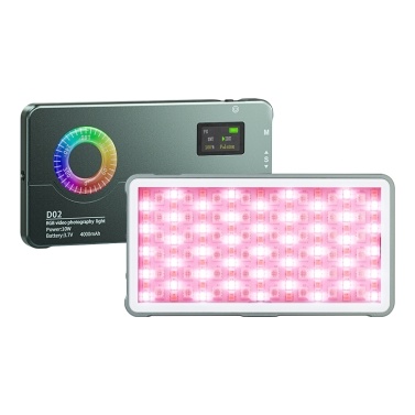 Портативная карманная RGB-видеолампа 10 Вт со светодиодной заполняющей панелью