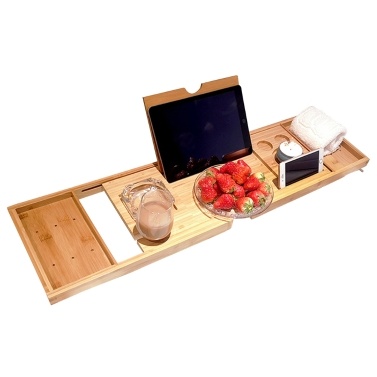 Ванночка Caddy Tray Bamboo Spa Органайзер для ванны Caddy