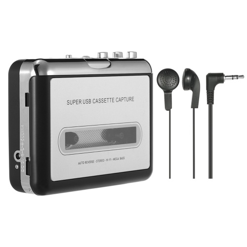 ezcap USB Cassette Capture Конвертер Tape-to-MP3 с наушниками