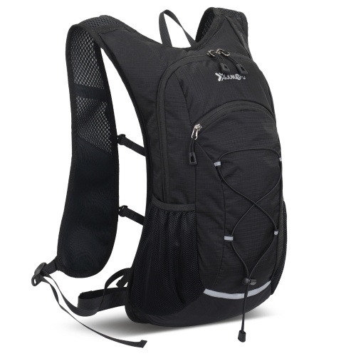 JUNLETU Рюкзак для походов, водонепроницаемые легкие дорожные рюкзаки для мужчин и женщин, компактный спортивный рюкзак с пузырем для воды для езды на природе